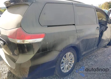 2013 Toyota Sienna Xle V6 8 Passenger из США, поврежденный, VIN 5TDYK3DC0DS382777